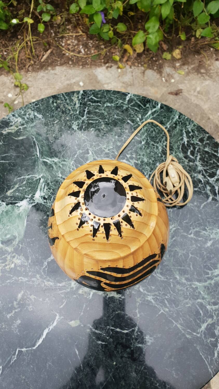 Vallauris ceramic lamp, 1950