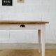 Firm table feet spindles cream