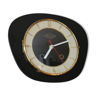 Rectangular clock Lutétia formica black