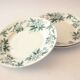 3 assiettes terre de fer modèle anémone