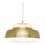 Scandinavian glass lamp, vintage 1970s