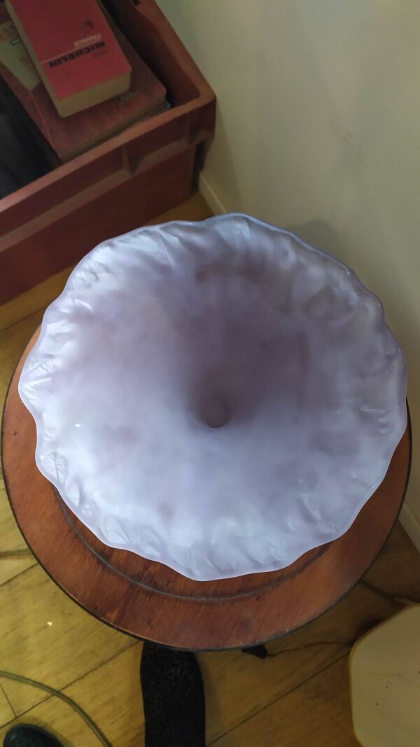 Coupe en verre soufflé