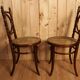 Set twelve bistro chairs