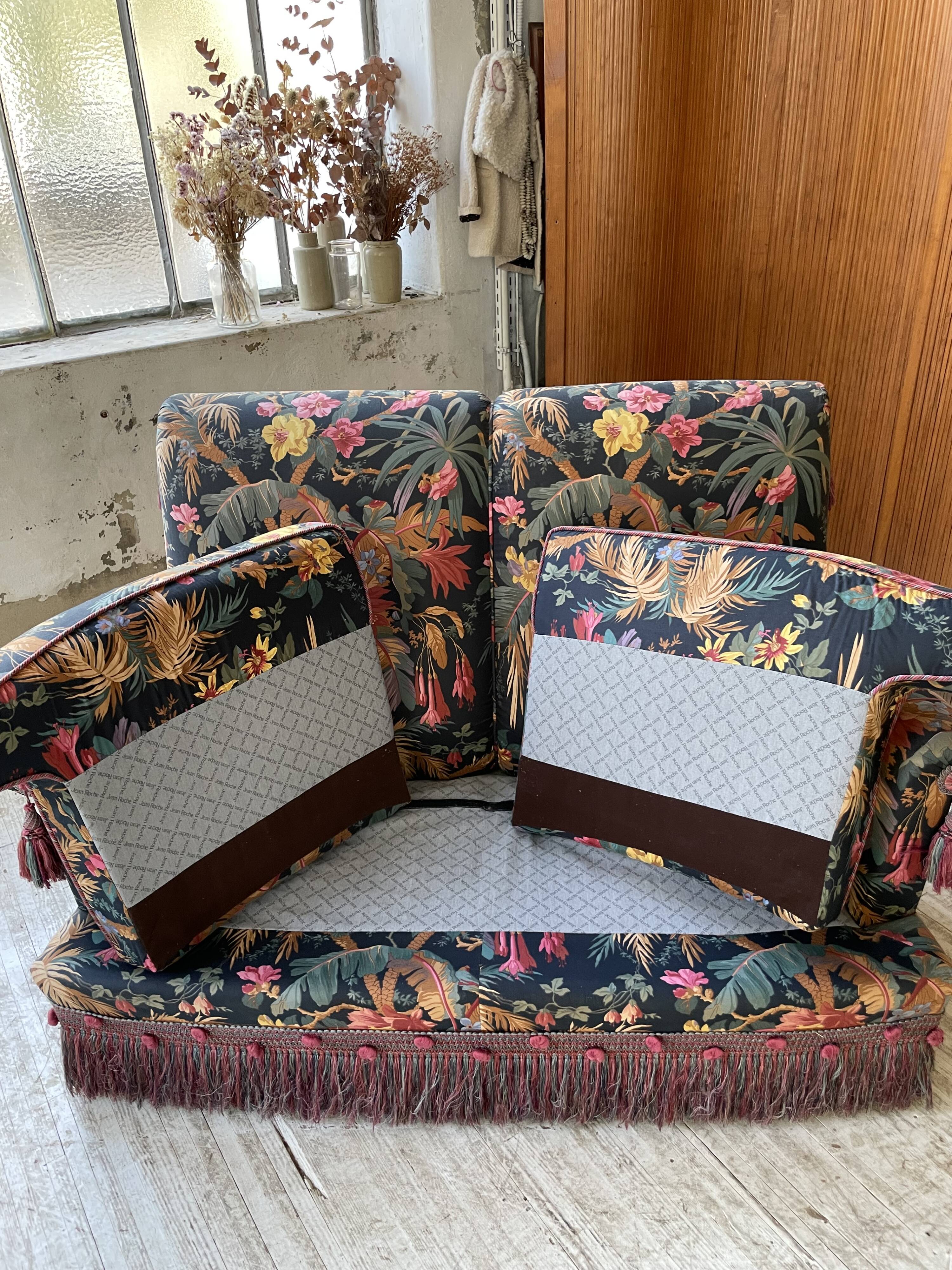 Jean Roche floral sofa