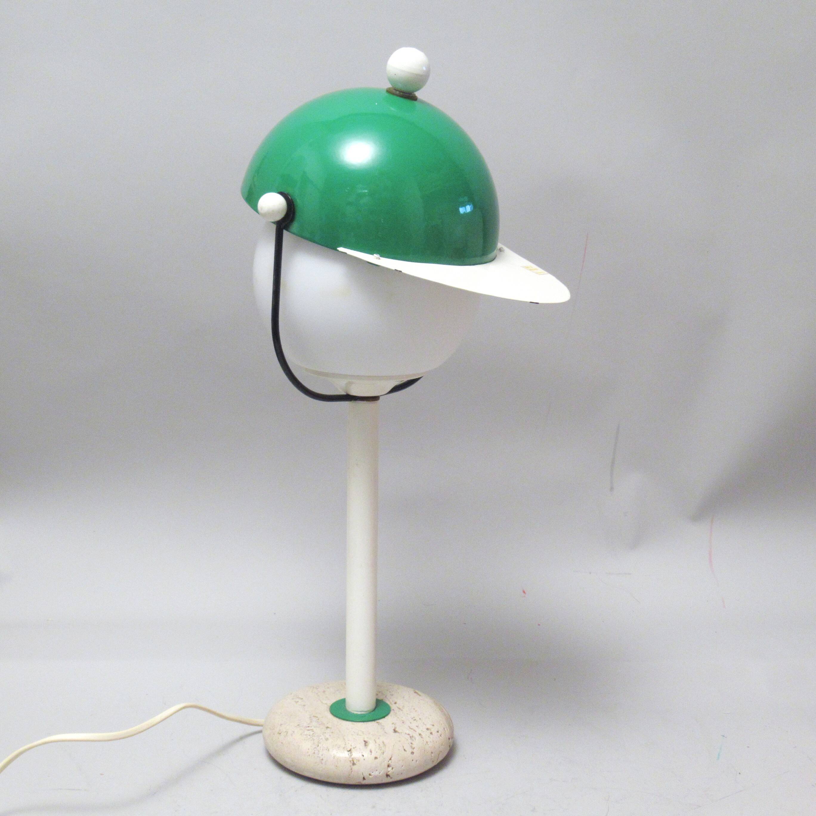 Italian cap lamp Arti e Mestieri from the 1980s.