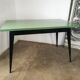 Tolix table, vintage metal and formica