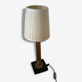 Small style lamp, marble base