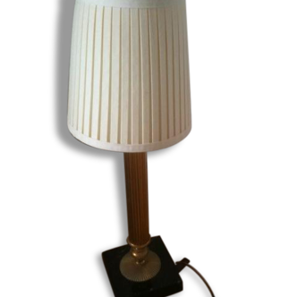 Petite lampe de style, socle marbre