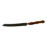 Bamboo handle bread knife