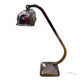 Art Deco lamp in chrome metal