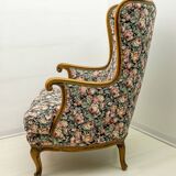 Mid-Century Modern Chippendale Style Walnut Armchair, 1960s