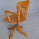 Fauteuil de bureau pivotant d'époque 1940 environ