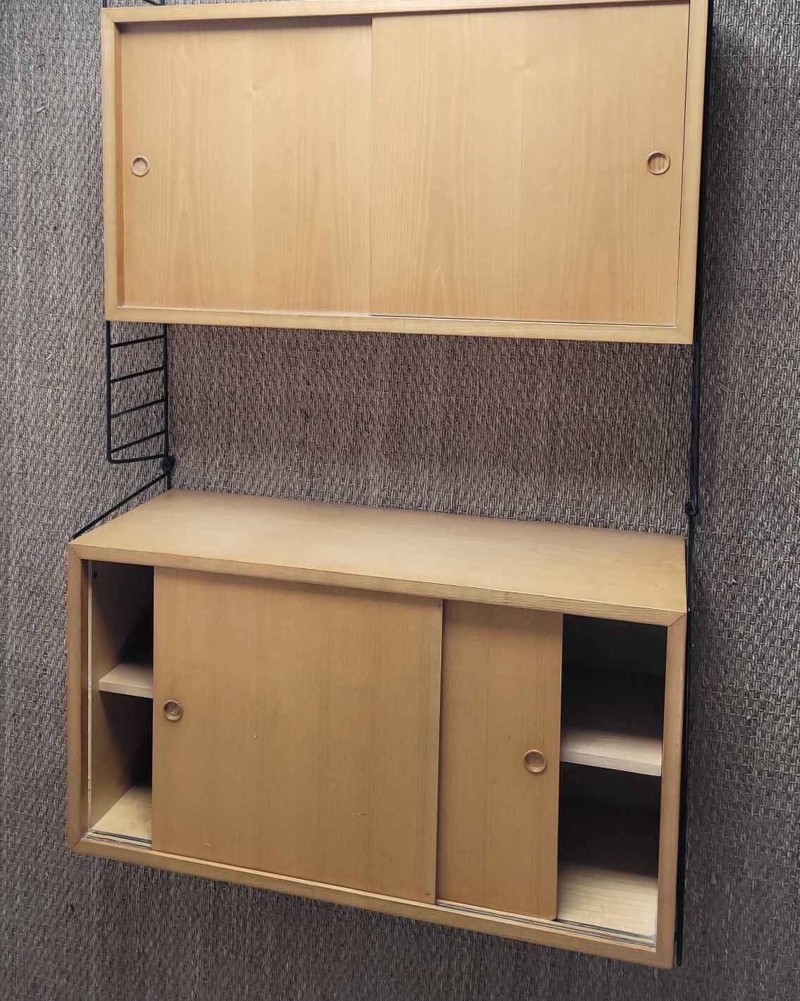 String wall box modules, Sweden 1960