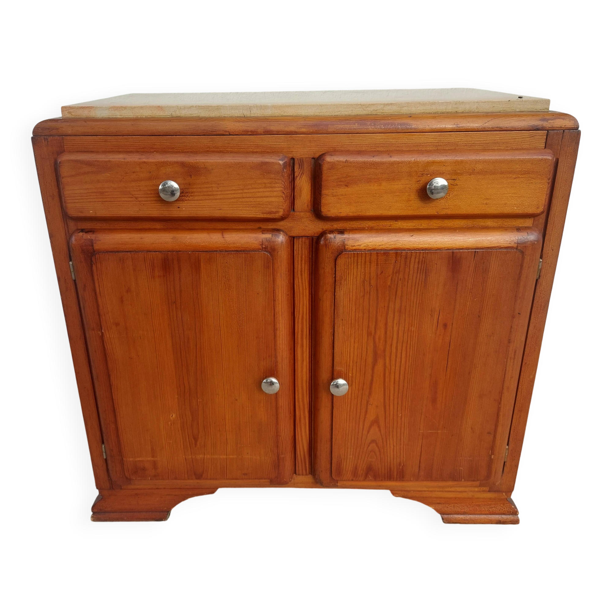 Mado buffet, marble top, vintage