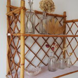 Rattan shelf