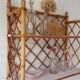 Rattan shelf