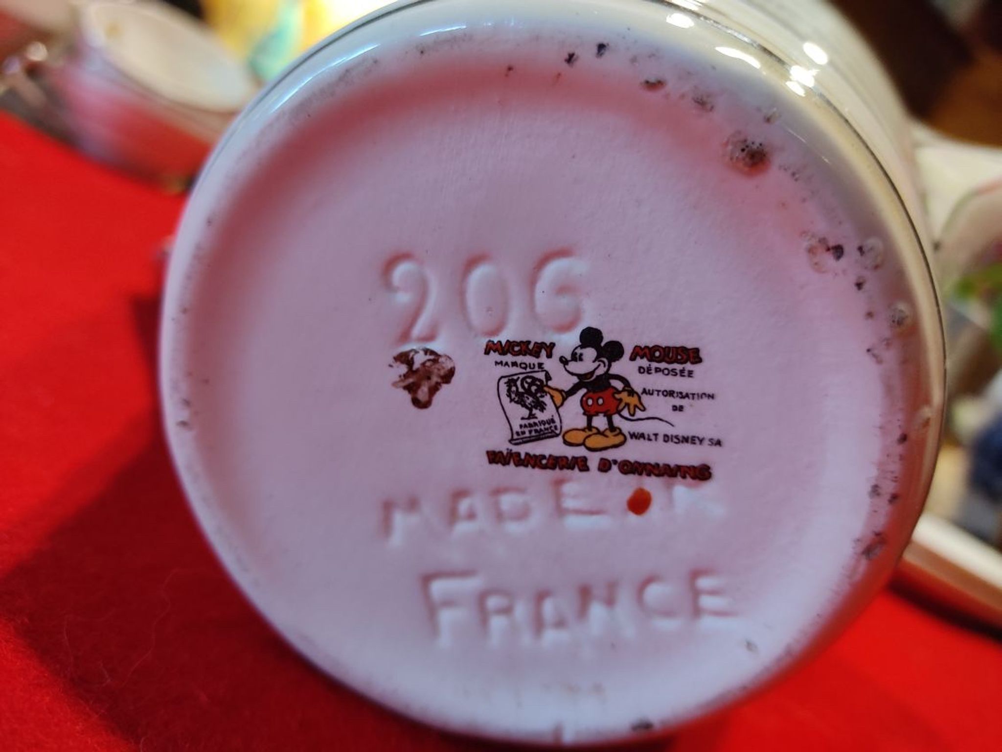 Service à café Mickey et Minnie art déco 1928