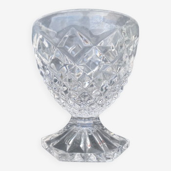 Vintage crystal coquetier