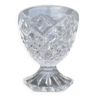Vintage crystal coquetier