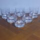 Very Nice Set of 6 Epi Fleury Whiskey Glasses in Arques Crystal