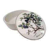 Boite en porcelaine villeroy & boch modèle botanica "vaccinium myrtillus"