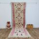 Berber hallway rug pink 290 X 90 CM