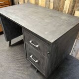 Industrial metal desk