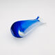 Murano Sommerso Two-Coloured Cobalt Blue Vase Sculpture
