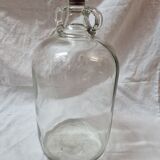 Bonbonne en verre de pharmacie ancienne