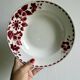 Set of 6 vintage deep plates Model Jane by Céranord
