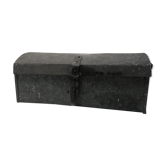 Old zinc toolbox