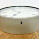 Grey Industrial Factory Wall Clock, 1950s