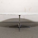 Oval marble coffee table by Horst Brüning, 1960s-1970s