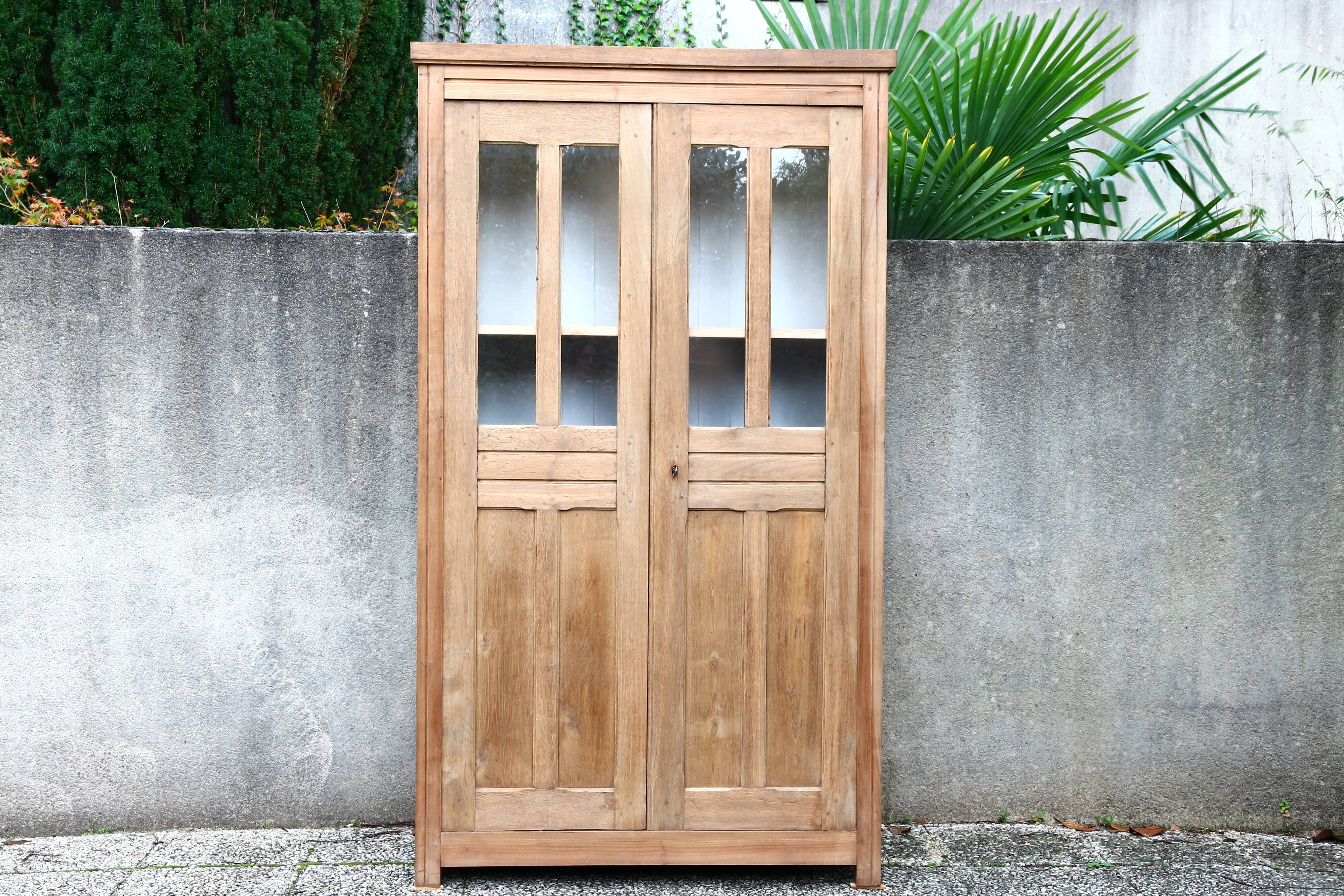 Vintage Parisian glass cabinet