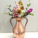 Embossed Copper Amphora Vase / Umbrella Stand by Egidio Casagrande, Italy