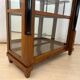 Biedermeier Vitrine in Walnut & Brass with Three Sides Glazed, South Germany, 1830