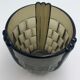 Art deco moulded glass vase