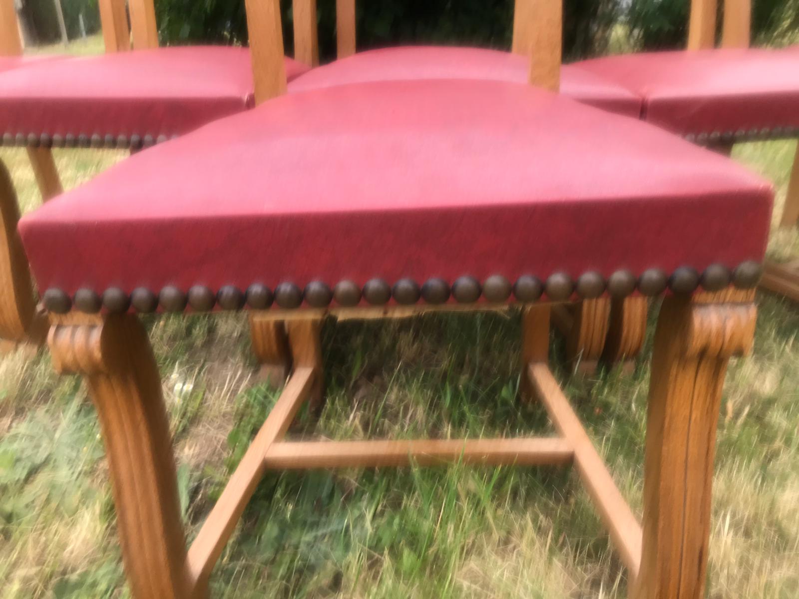 Set of 6 antique chairs