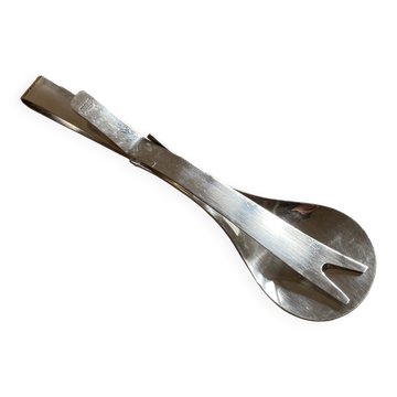 Cutlery, silver-plated serving tongs - vintage Gulden