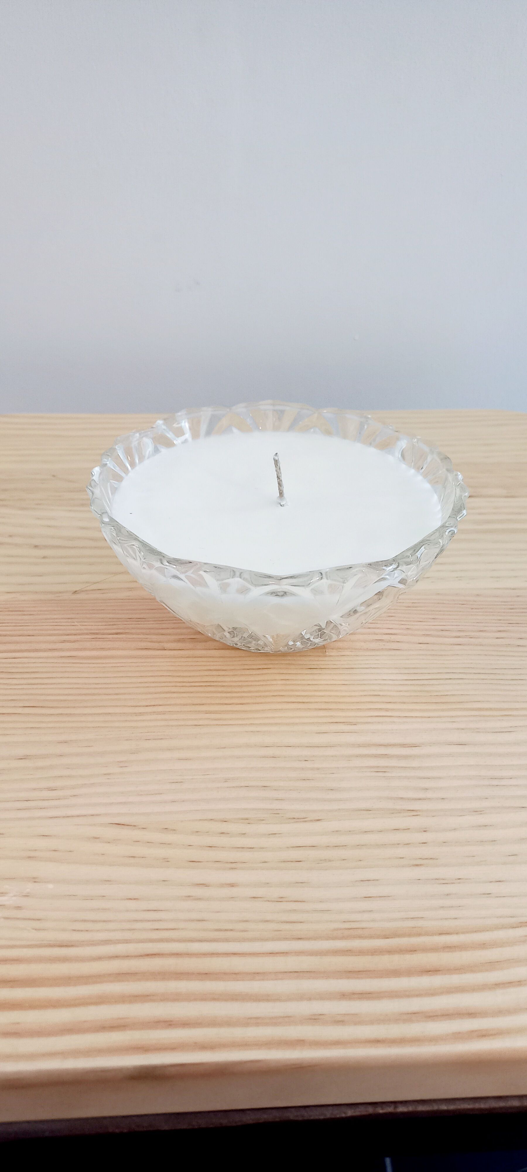 Vintage candle dried flowers