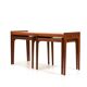 Erling Torvits for Heltborg Møbler 1960s Teak Nesting Tables