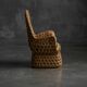 Vernacular Woven Straw Armchair, France, Early 20th Century
