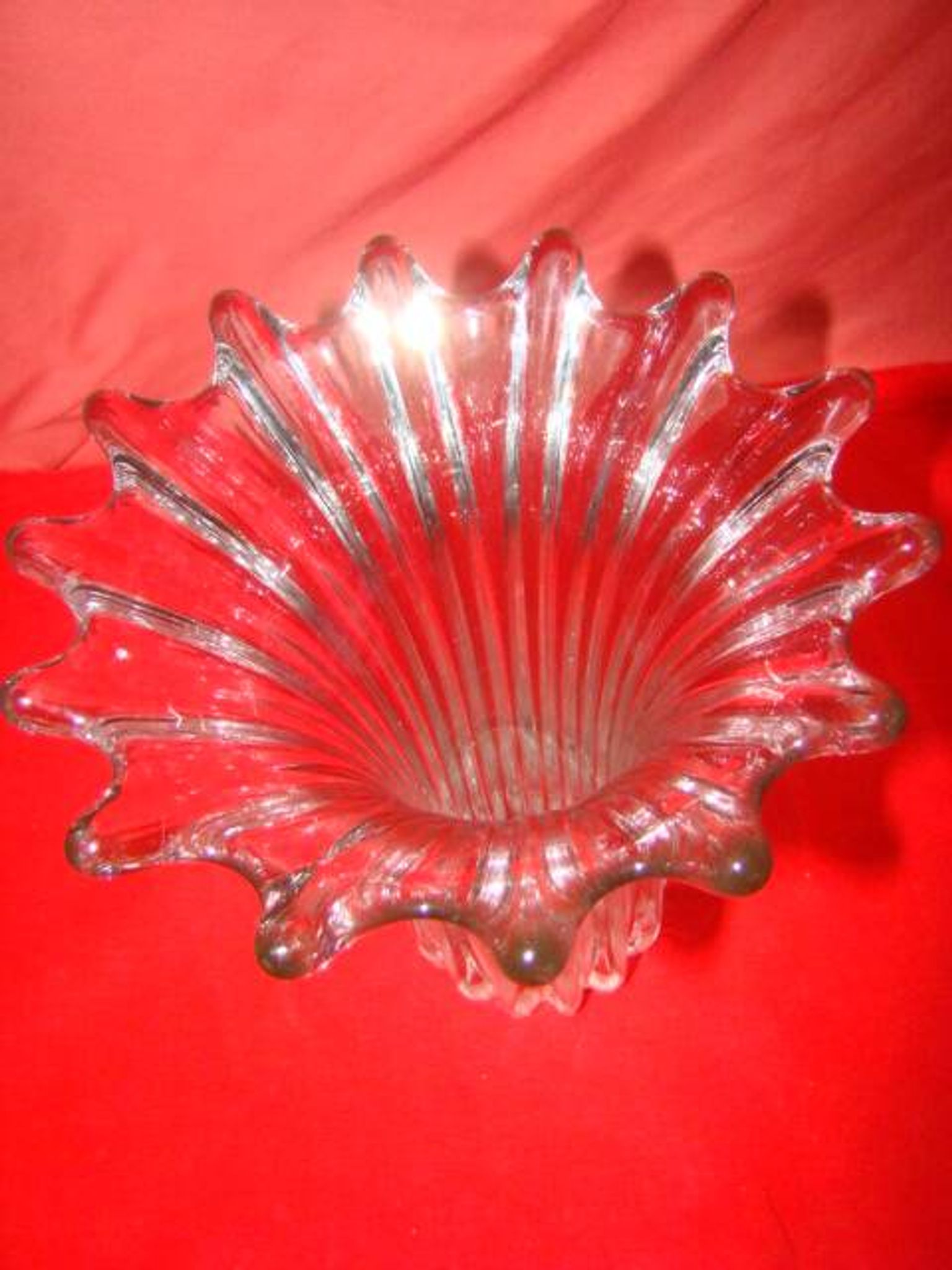 Vase en cristal, années 60