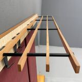 Vintage Wall-Mounted Hallway Panel with Hooks, Mirror & Shelf, 1960s