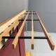 Vintage Wall-Mounted Hallway Panel with Hooks, Mirror & Shelf, 1960s