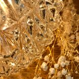 Vintage globe stroller in moulded glass