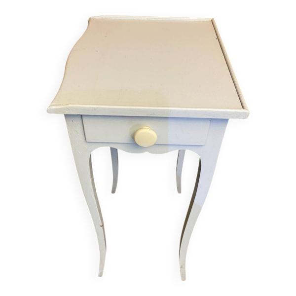 Chevet table nuit style louis xv bois tiroir côté vintage