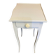 Louis xv style nightstand table wood drawer side vintage