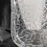 Art deco crystal vase by Baccarat, Michelangelo model