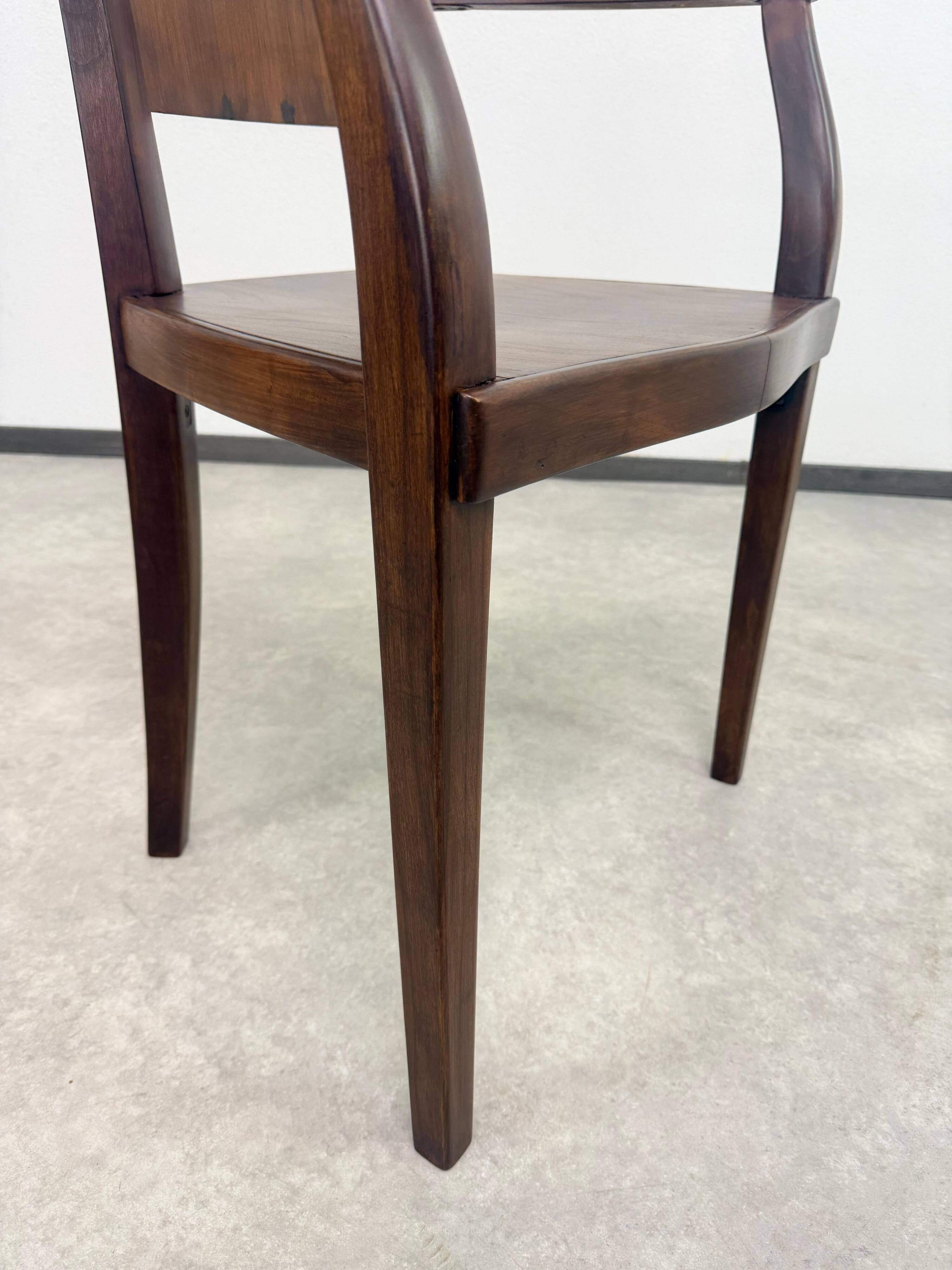 Set of 4 Art Deco armchairs